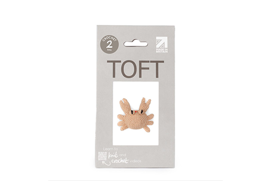 TOFT Mini Cedric the Crab Crochet Kit