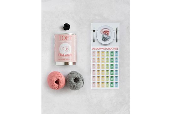 TOFT Prawns in a Can Crochet Kit