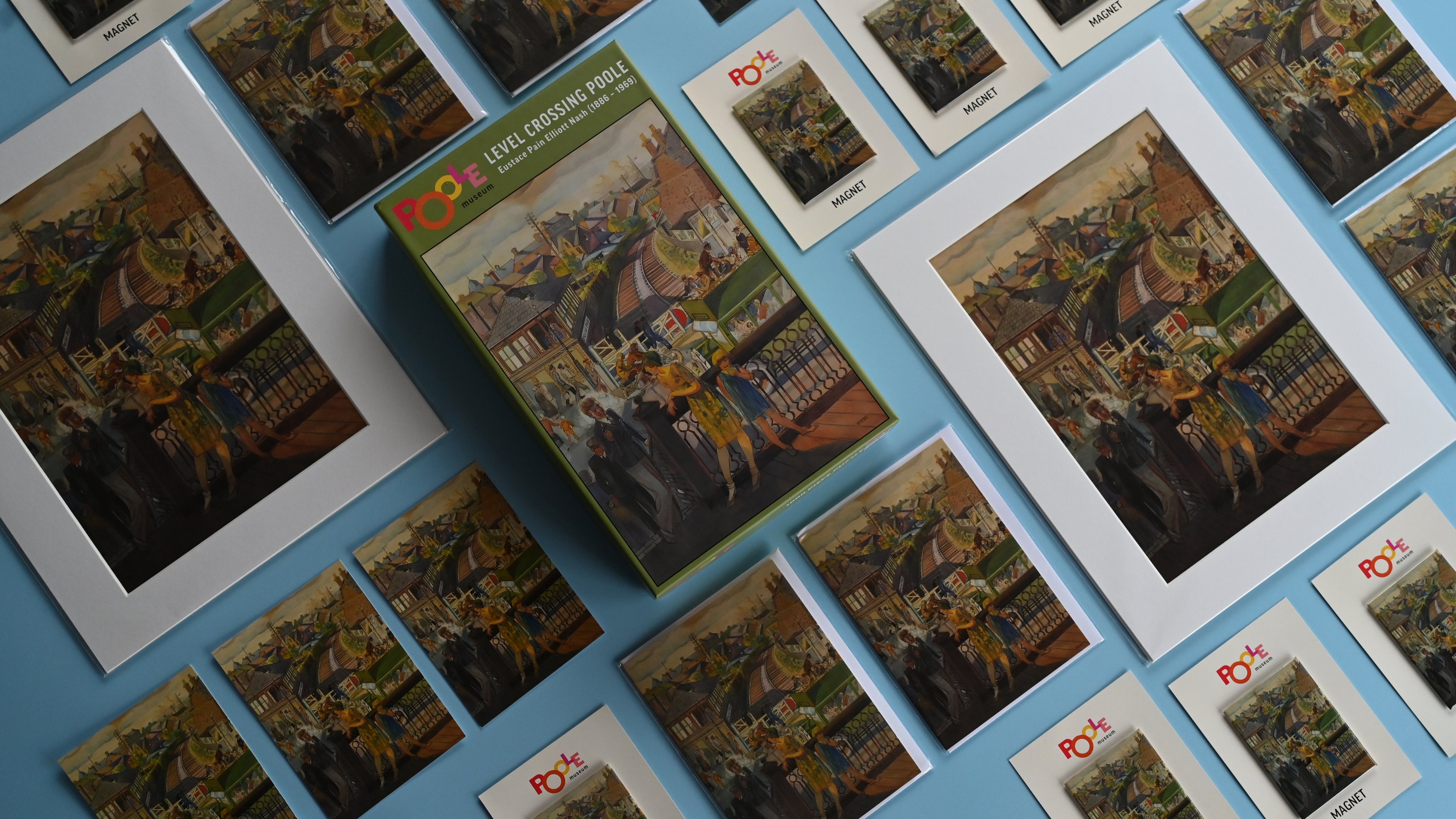 1000-piece Jigsaw Puzzle - Eustace Nash's Level Crossing