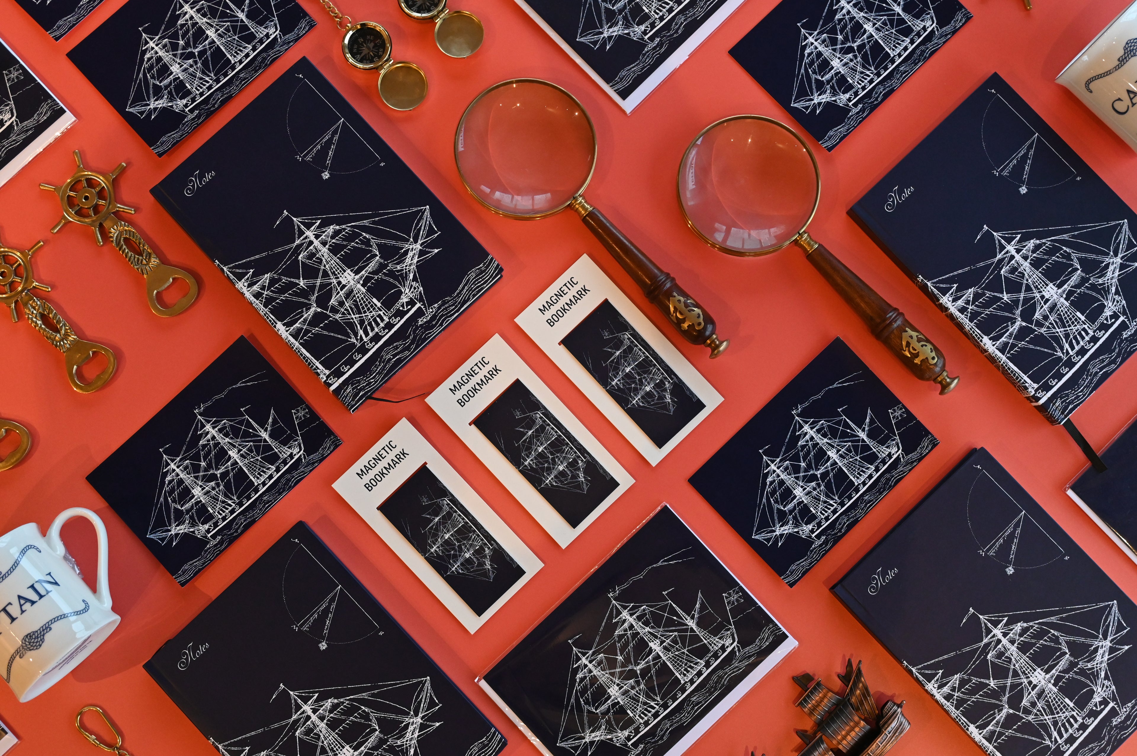 Magnetic Bookmark - Nautical Design