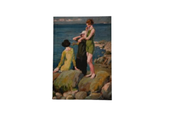 Soft Cover A5 Notebook - Bathers at Swanage