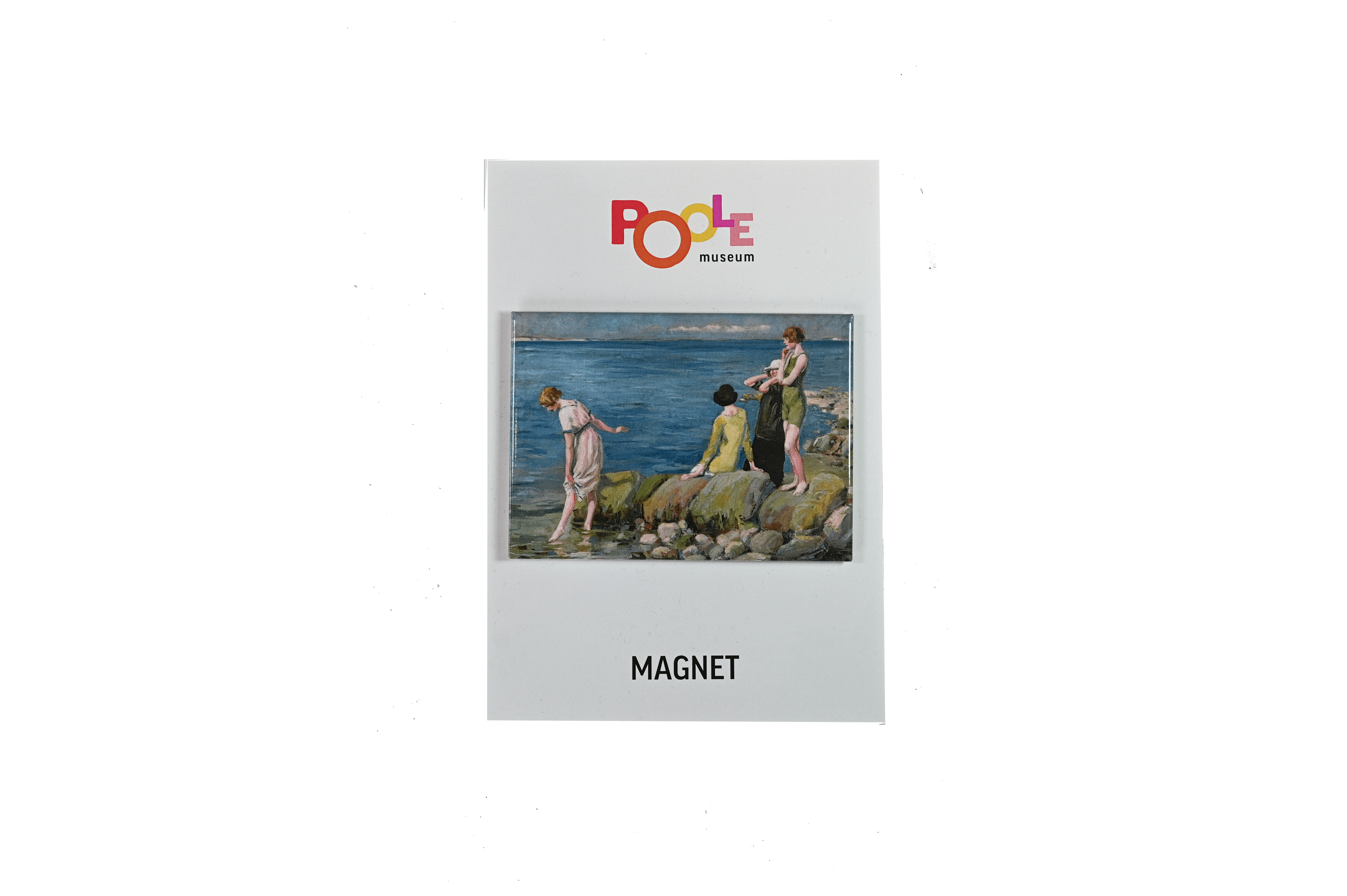 Large Oblong Magnet - Bathers at Swanage