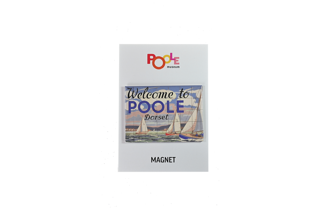 Large Oblong Magnet - Welcome to Poole