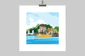 Arriving on Brownsea Island Greetings Card