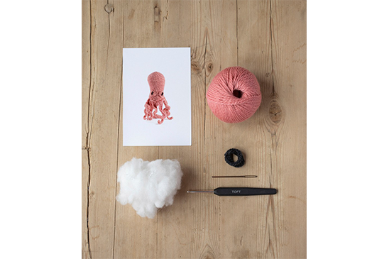 TOFT Mini Orla the Octopus Crochet Kit