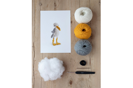 TOFT Dave the Seagull Crochet Kit