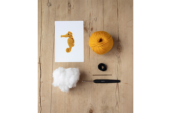 TOFT Mini Blanche the Seahorse Crochet Kit